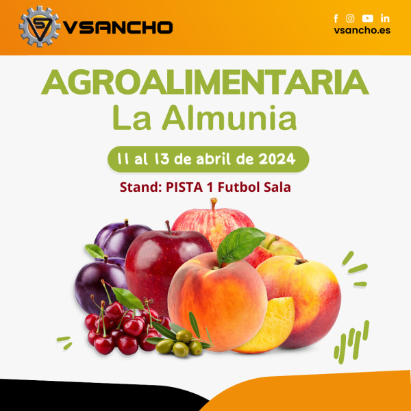 AGROALIMENTARIA del 11 al 13 de abril en LA ALMUNIA DE DOÑA GODINA (Zaragoza)