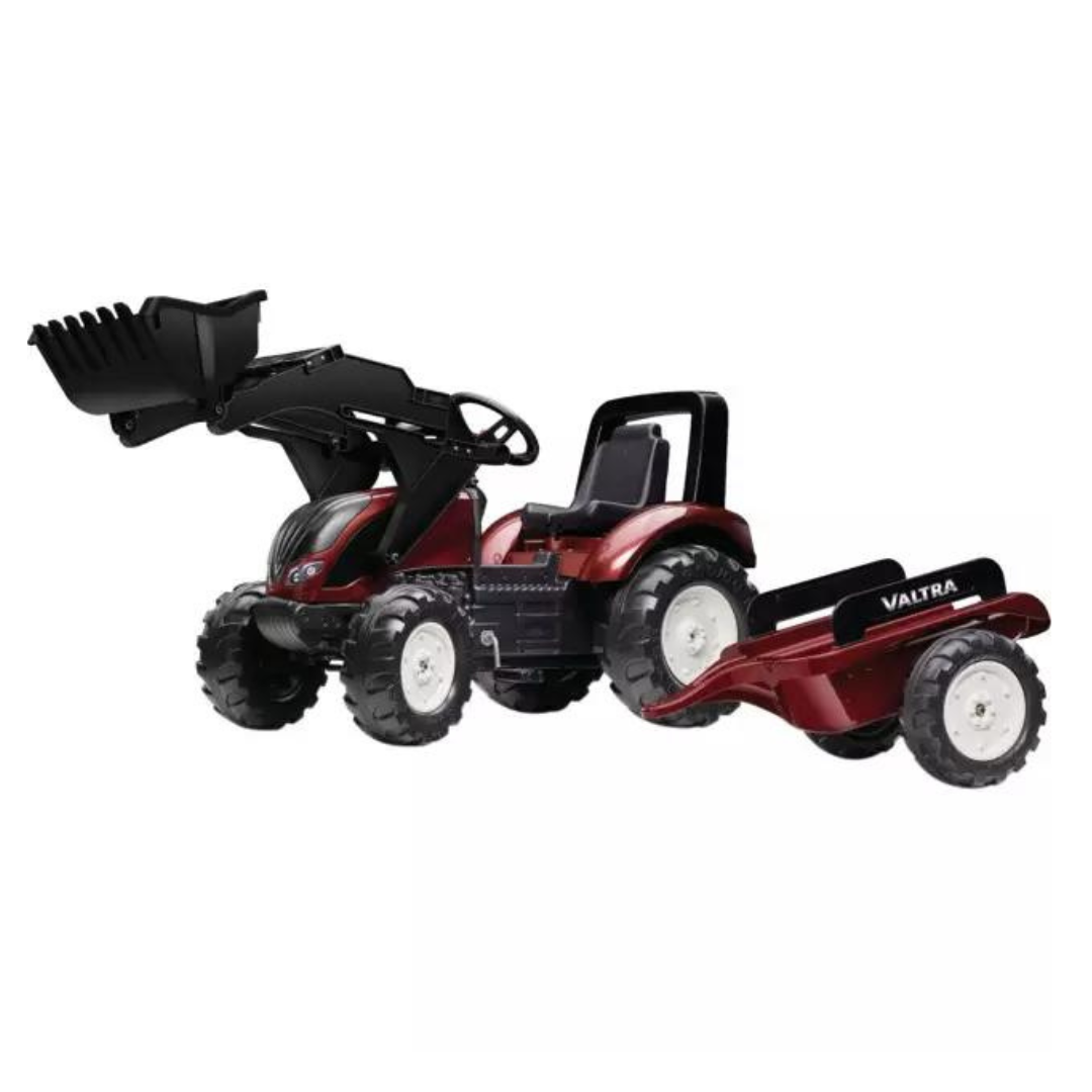 TRACTOR+REMOLQUE JUGUETE A PEDALES VALTRA