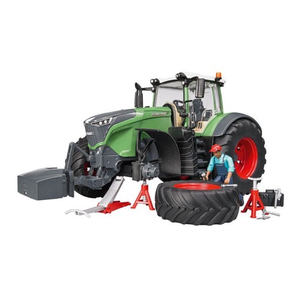 Fendt 1050 Vario con equipamiento de taller con mecánico